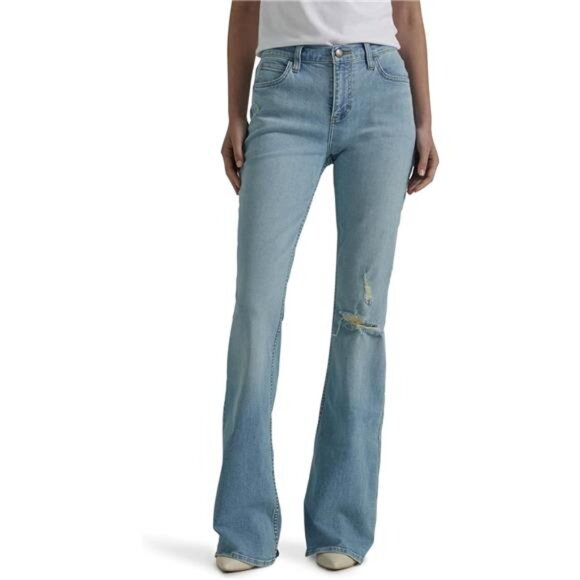 Womens Legendary Mid Rise Flare Jean